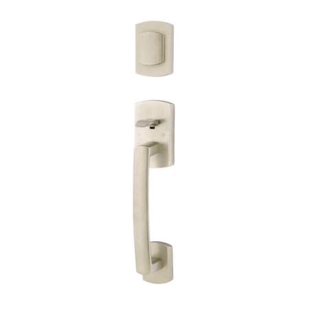 Emtek Tumbled White Bronze Handleset 450721CDTWBLH 450721CDTWBLH